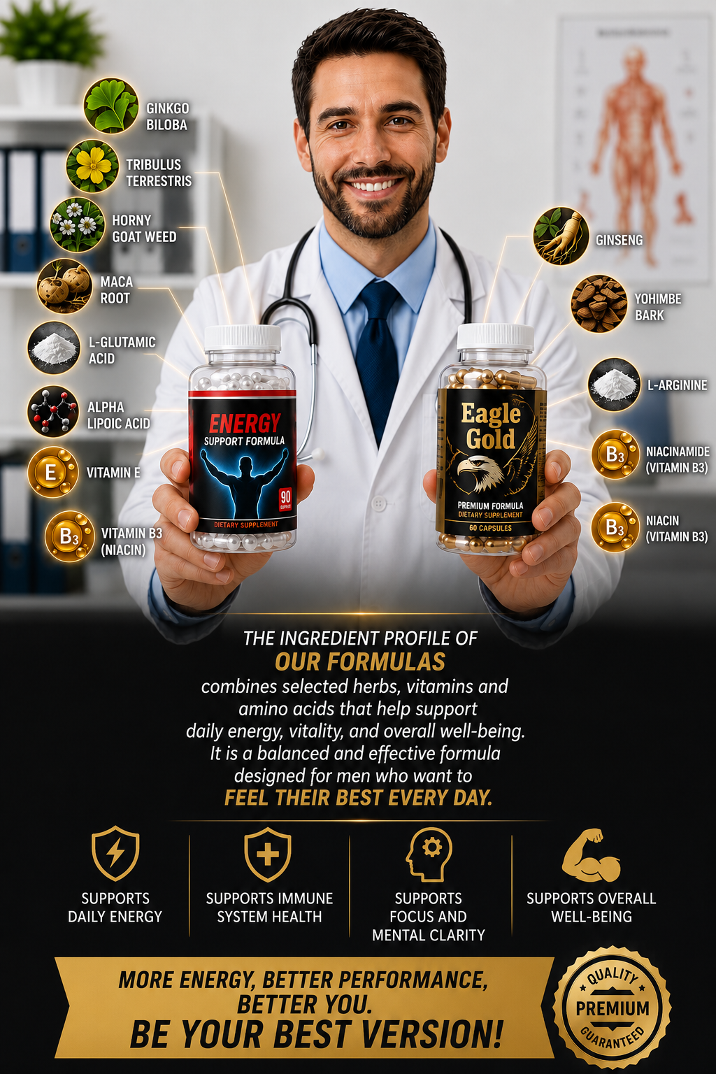 Ingredientes de grado médico